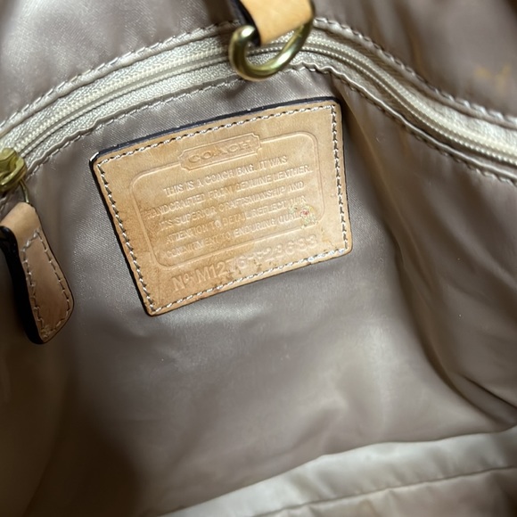 Coach Color Block Leather Tote - Picture 10 of 11